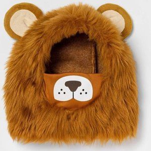 Adult Teen LION Costume Hat Mask Headwear One Size Halloween Hyde & EEK Fur NWT